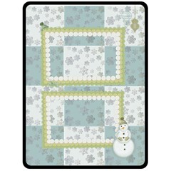 winter day - Fleece Blanket (Large) winter day - Fleece Blanket (Large)