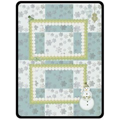 winter day - Fleece Blanket (Large)