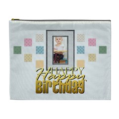 merry christmas, happy new year, xmas - Cosmetic Bag (XL)