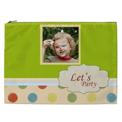 kids, love, fun, happy, holiday,child, love - Cosmetic Bag (XXL)