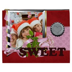love, kids, happy, fun, family, holiday - Cosmetic Bag (XXXL)