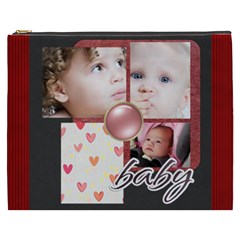 kids, love, fun, happy, holiday,child, love - Cosmetic Bag (XXXL)