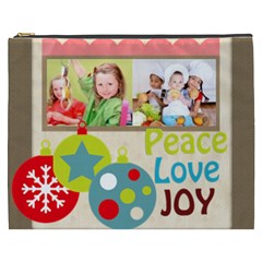 kids, love, fun, happy, holiday,child, love - Cosmetic Bag (XXXL)