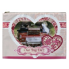 flower , kids, happy, fun, green - Cosmetic Bag (XXL) flower , kids, happy, fun, green - Cosmetic Bag (XXL)