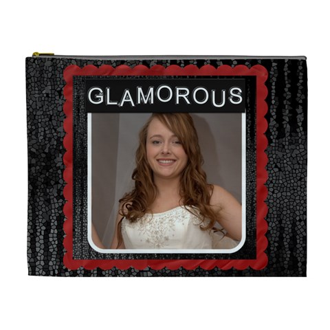 Glamorous Xl Cosmetic Bag By Lil Front