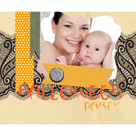 Halloween By Jo Jo 14  x 11  x 1.5  Stretched Canvas