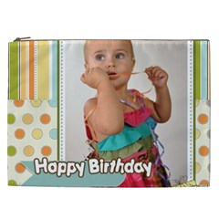 happy birthday - Cosmetic Bag (XXL)