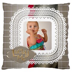 merry christmas, xmas, happy new year  - Large Cushion Case (Two Sides)