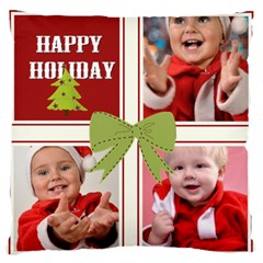 merry christmas, xmas, happy new year - Large Cushion Case (Two Sides) merry christmas, xmas, happy new year - Large Cushion Case (Two Sides)