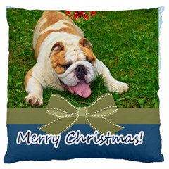 merry christmas, xmas, happy new year  - Large Cushion Case (Two Sides)