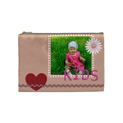 kids, fun, child, play, happy - Cosmetic Bag (Medium) kids, fun, child, play, happy - Cosmetic Bag (Medium)