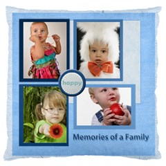 love, kids, happy, fun, family, holiday - Large Cushion Case (One Side)