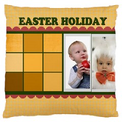 love, kids, happy, fun, family, holiday - Large Cushion Case (One Side)