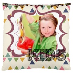 love, kids, happy, fun, family, holiday - Large Cushion Case (One Side)