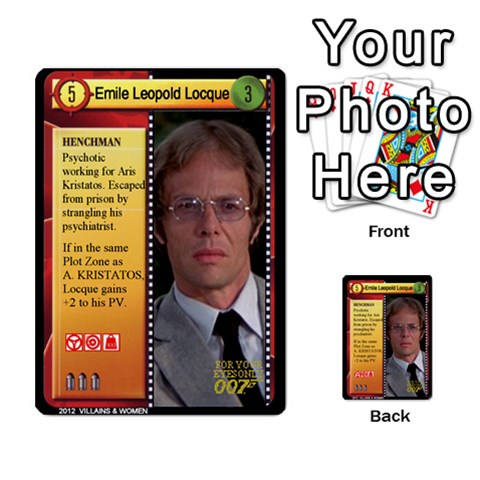 James Bond Ccg 2012: Villains And Women Part Front 13