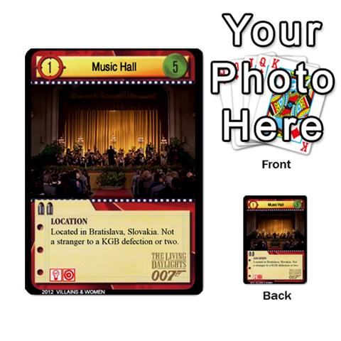 James Bond Ccg 2012: Villains And Women Part Front 19