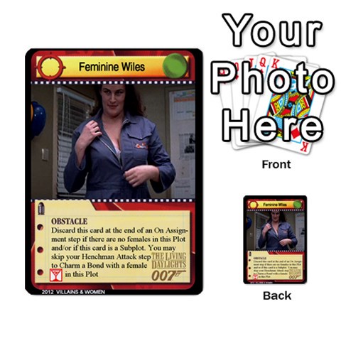 James Bond Ccg 2012: Villains And Women Part Front 37