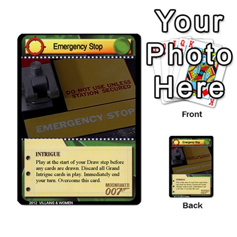 James Bond Ccg 2012: Villains And Women Part Front 49