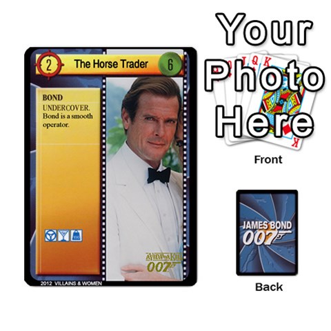 James Bond Ccg 2012: Villains And Women Part Front - Heart4