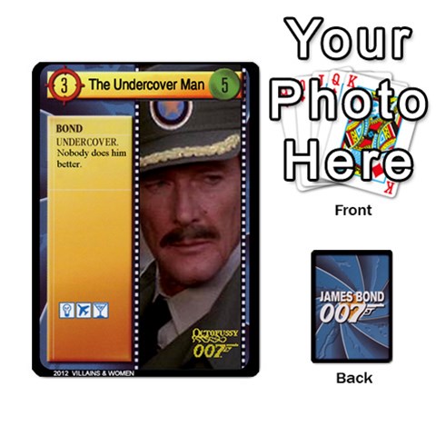 James Bond Ccg 2012: Villains And Women Part Front - Heart5