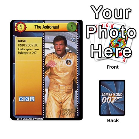 James Bond Ccg 2012: Villains And Women Part Front - Heart9