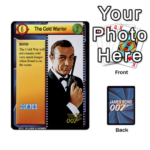 James Bond Ccg 2012: Villains And Women Part Front - Diamond2