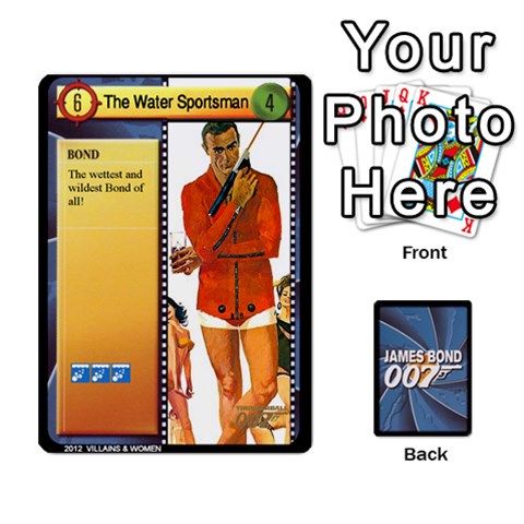 James Bond Ccg 2012: Villains And Women Part Front - Diamond3
