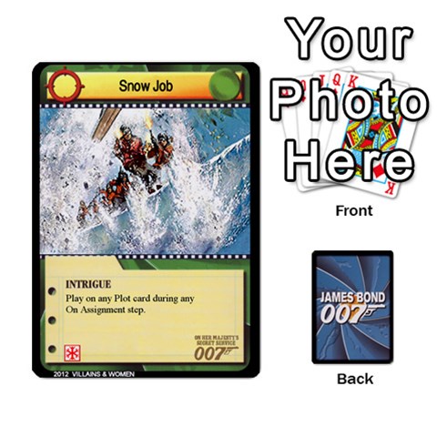 Jack James Bond Ccg 2012: Villains And Women Part Front - DiamondJ