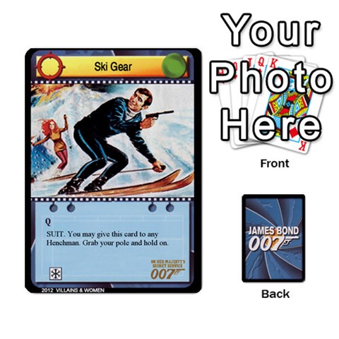 James Bond Ccg 2012: Villains And Women Part Front - Club3