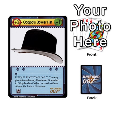 James Bond Ccg 2012: Villains And Women Part Front - Club5