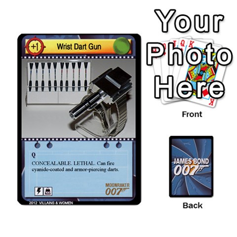 James Bond Ccg 2012: Villains And Women Part Front - Club8