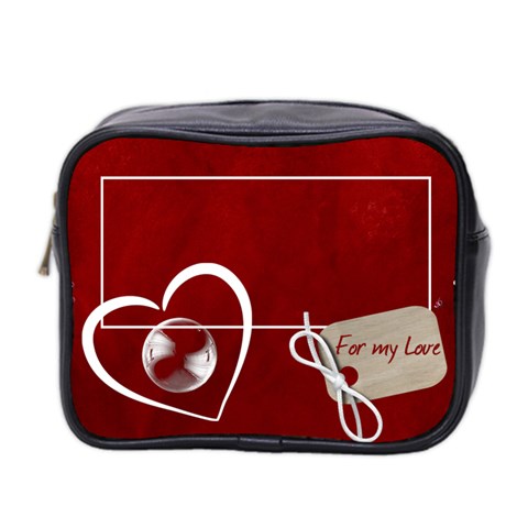 For My Love Mini Toiletries Bag (two Sides) By Elena Petrova Front