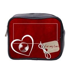 For my Love mini toiletries bag (two sides)
