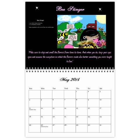 Cocktail Calendar 2013 May 2014