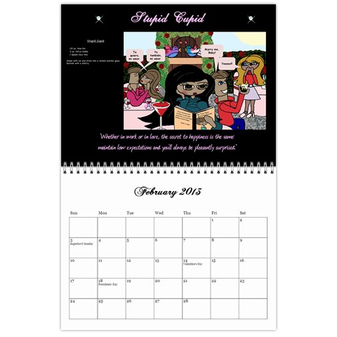 Cocktail Calendar 2013 Feb 2013