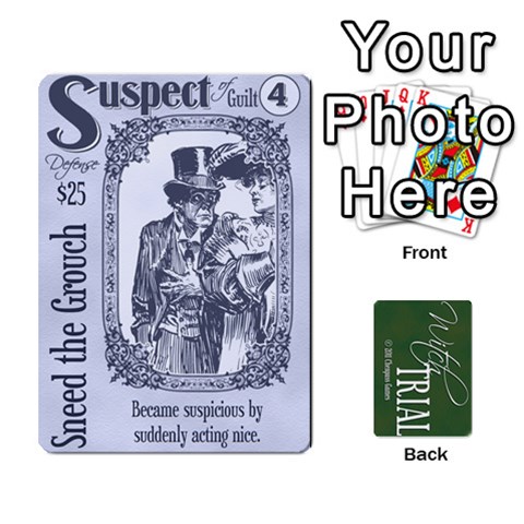 Queen Witch Trial Deck 1 By Jim Chaney Front - SpadeQ