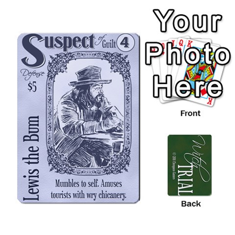 King Witch Trial Deck 1 By Jim Chaney Front - SpadeK