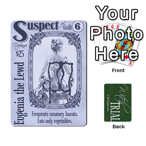 Witch Trial Deck 1 By Jim Chaney Front - Heart9