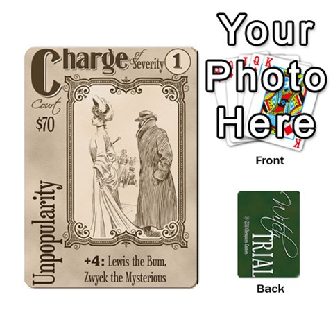King Witch Trial Deck 1 By Jim Chaney Front - HeartK