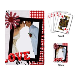 love, kids, memory, happy, fun  - Playing Cards Single Design (Rectangle)