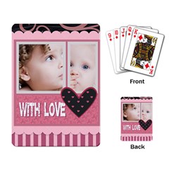 kids, fun, child, play, happy - Playing Cards Single Design (Rectangle)