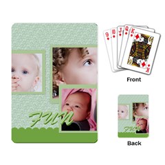 kids, fun, child, play, happy - Playing Cards Single Design (Rectangle)