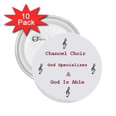 Chancel Choir Button - 2.25  Button (10 pack)