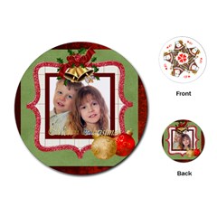 xmas gift - Playing Cards Single Design (Round)