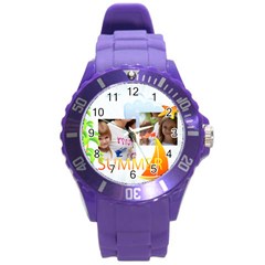 summer - Round Plastic Sport Watch (L)