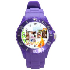 summer - Round Plastic Sport Watch (L)