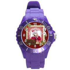 MERRY CHRISTMAS - Round Plastic Sport Watch (L)
