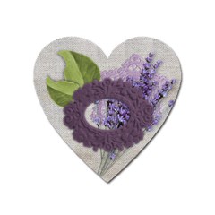 Lavender Love - Magnet (Heart)