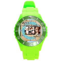 love - Round Plastic Sport Watch (L)