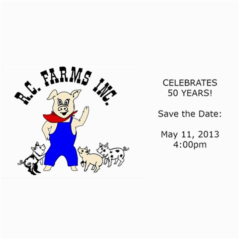 Save The Date Cards By Elizabeth Combs 8 x4  Photo Card - 2